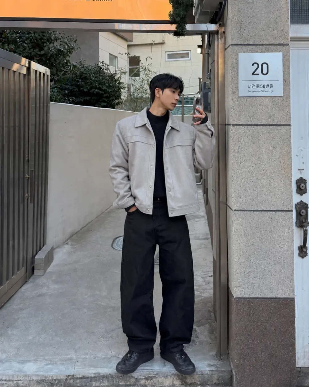 查爾極簡麂皮外套/ 4色
