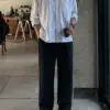 菲德水洗作舊顏料襯衫/ 5色