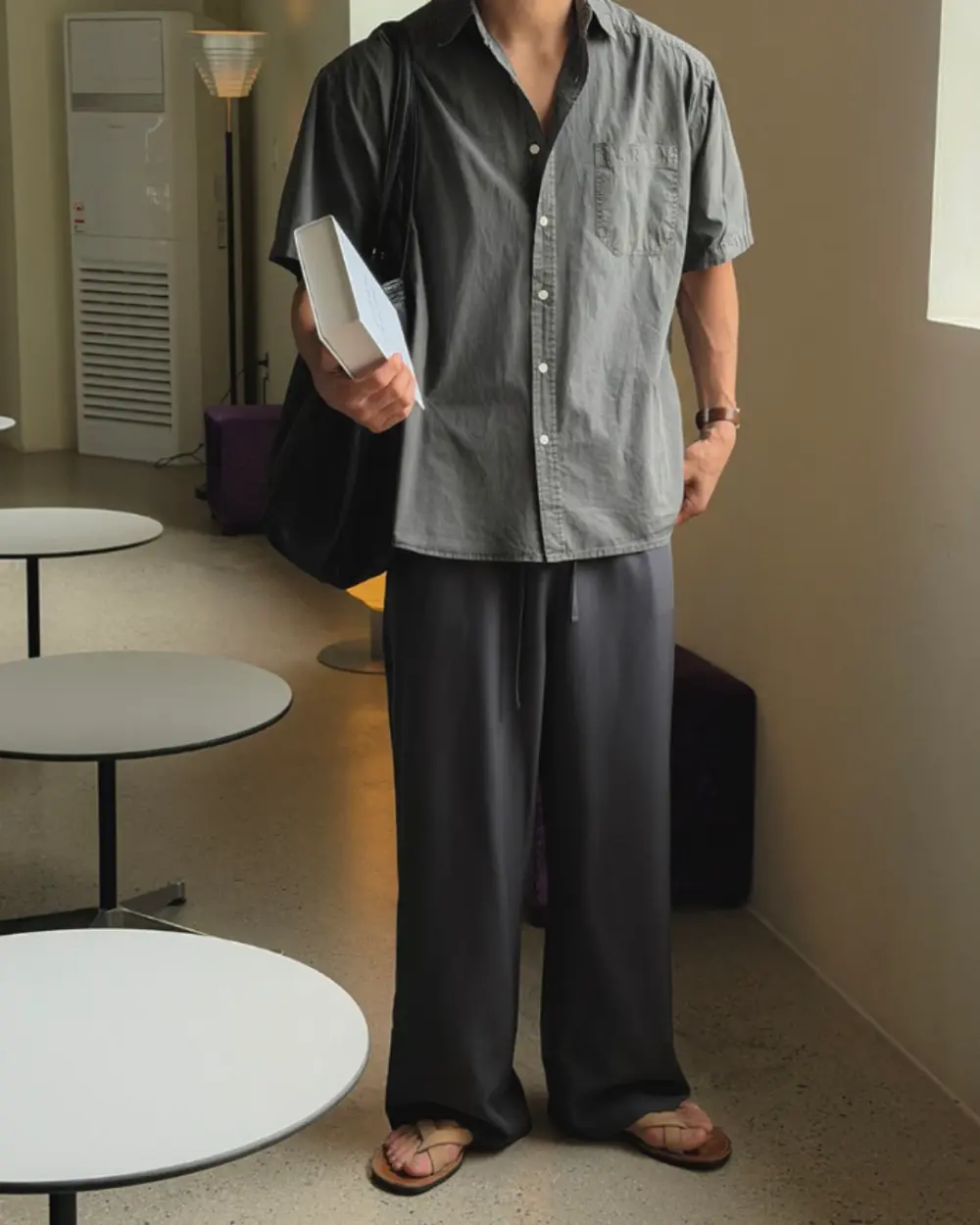 帕森天絲寬鬆休閒長褲/ 3色