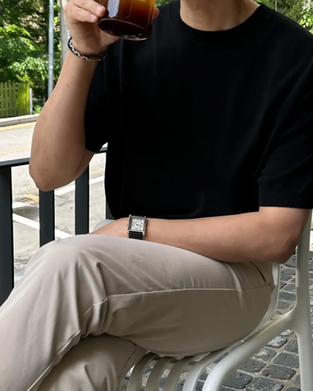 弗羅圓領針織短袖上衣/ 10色