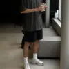 格契落肩山地色短袖T恤/ 4色