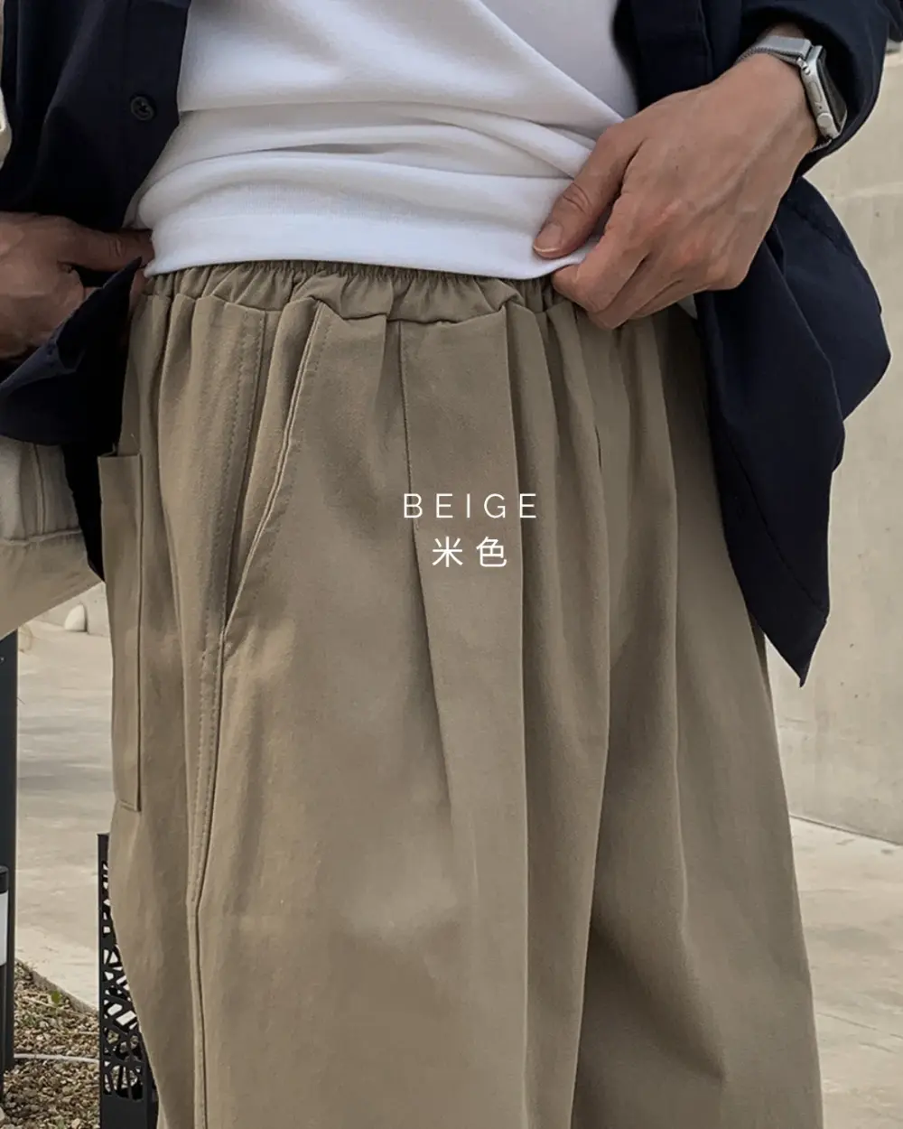 切爾單摺寬鬆休閒褲/ 6色