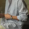弗尼大理石條紋寬鬆襯衫/ 3色