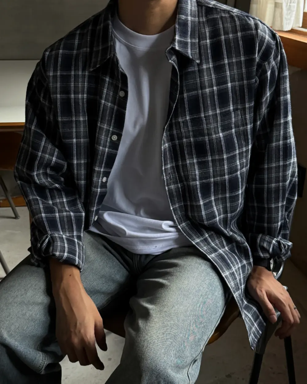 19 諾斯山野格紋寬鬆襯衫/ 9色