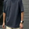 格契落肩山地色短袖T恤/ 4色