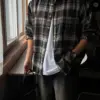 23 諾斯山野格紋寬鬆襯衫/ 9色