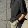 8 塔尹落肩條紋短袖T恤/ 4色