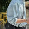 希威寬鬆休閒牛仔襯衫/ 3色