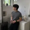 8 希曼石紋肌肉短袖T恤/ 4色