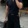 9 沃普半拉鍊肌肉短袖上衣/ 5色