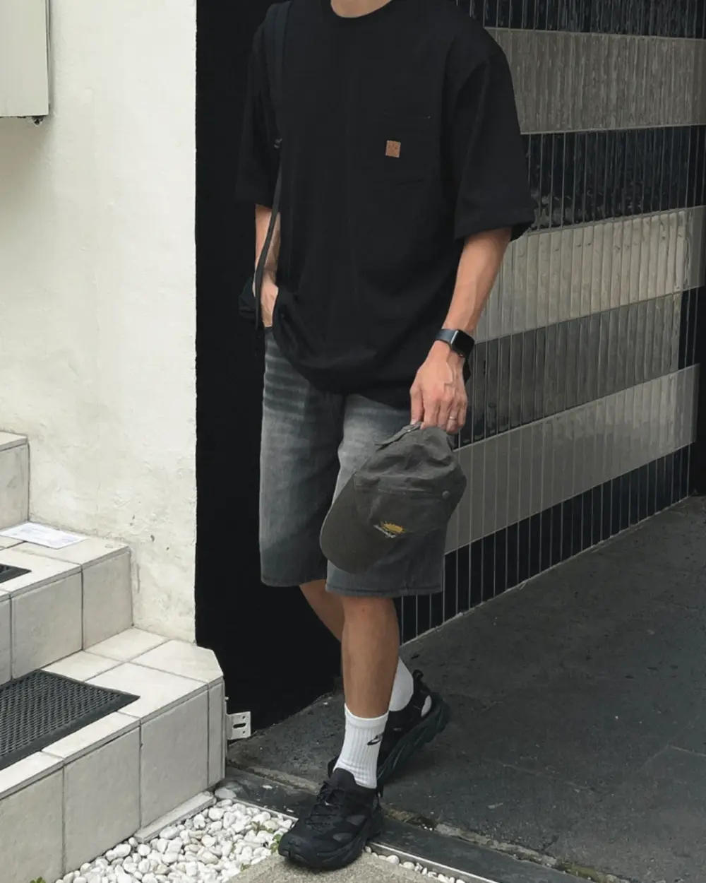 費恩口袋皮章短袖T恤/ 3色