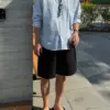 阿倫多泡泡紗條紋襯衫/ 3色