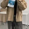 埃德極簡切線麂皮外套/ 3色