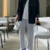 弗羅寬鬆外搭牛仔襯衫/ 2色