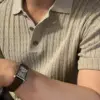 利諾麻花織肌肉短袖上衣/ 6色