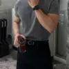 9 希曼石紋肌肉短袖T恤/ 4色