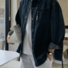 弗羅寬鬆外搭牛仔襯衫/ 2色