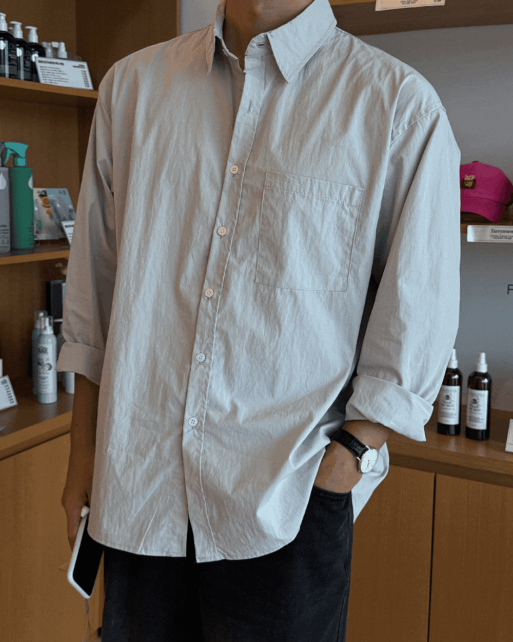 格夫泡泡棉紳士休閒襯衫/ 10色
