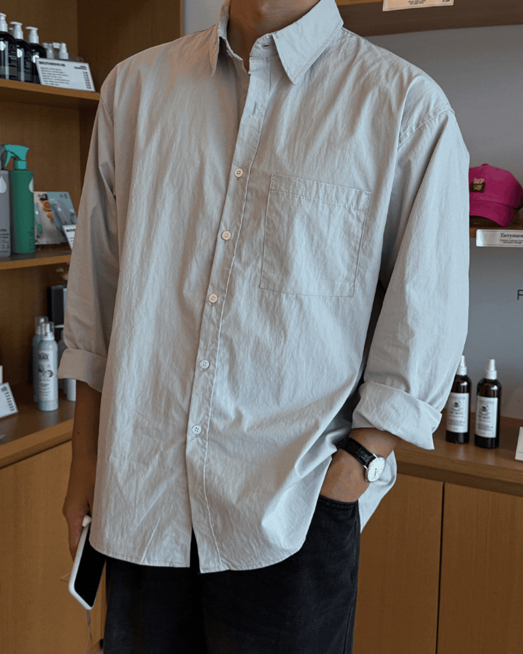 格夫泡泡棉紳士休閒襯衫/ 10色
