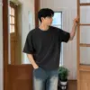 莫代爾棉紋理寬鬆短袖T恤/ 11色