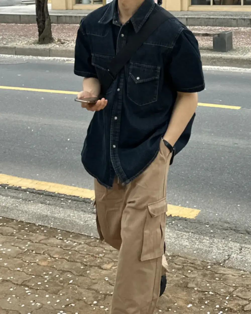 匹赫西部牛仔短袖襯衫/ 2色