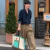 維斯老錢風牛仔襯衫/ 1色