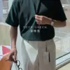 葛帕莫代爾棉紋理短袖T恤/ 7色