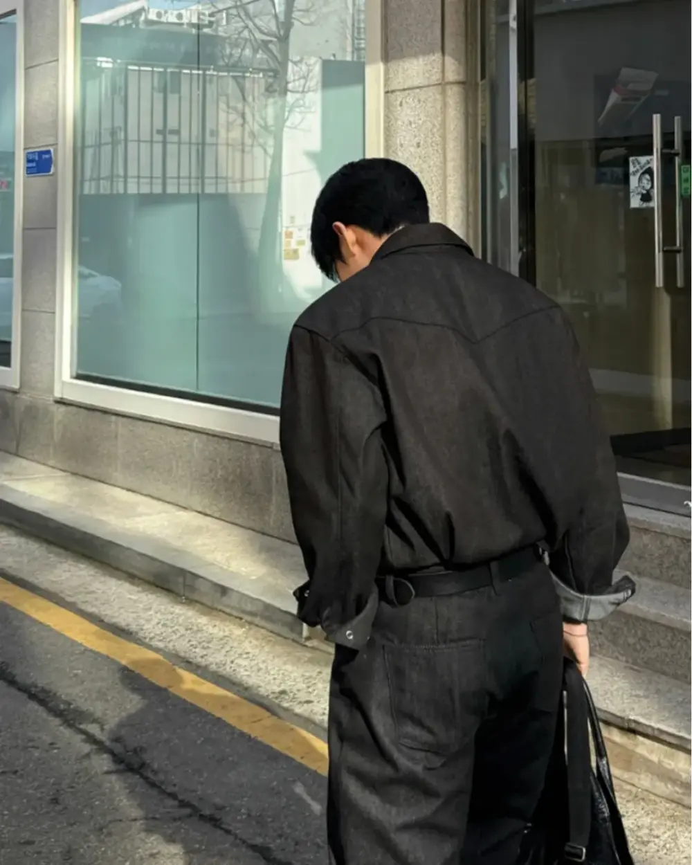 歐姆復古翻領外套襯衫/ 1色