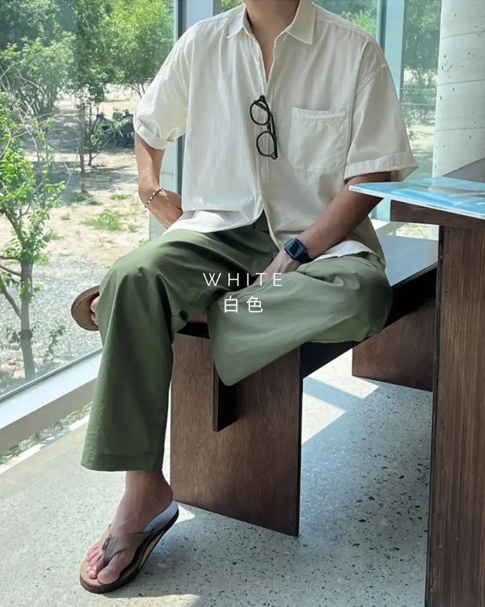 里爾水洗寬鬆休閒襯衫/ 3色