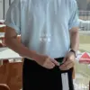 葛帕莫代爾棉紋理短袖T恤/ 7色