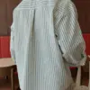 克里特條紋泡泡紗襯衫/ 3色