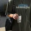 聖地牙哥圖騰落肩寬鬆T恤/ 3色