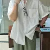 里爾水洗寬鬆休閒襯衫/ 3色