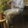弗尼大理石條紋寬鬆襯衫/ 3色