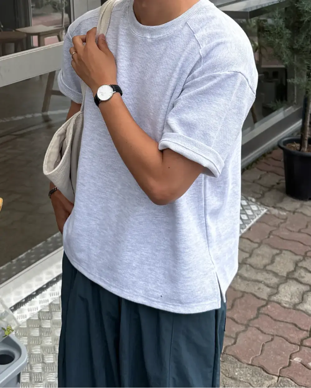 肯特華夫格微落肩寬鬆T恤/ 6色
