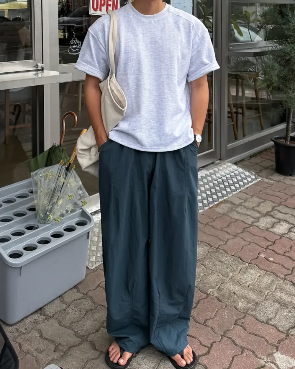 肯特華夫格微落肩寬鬆T恤/ 6色