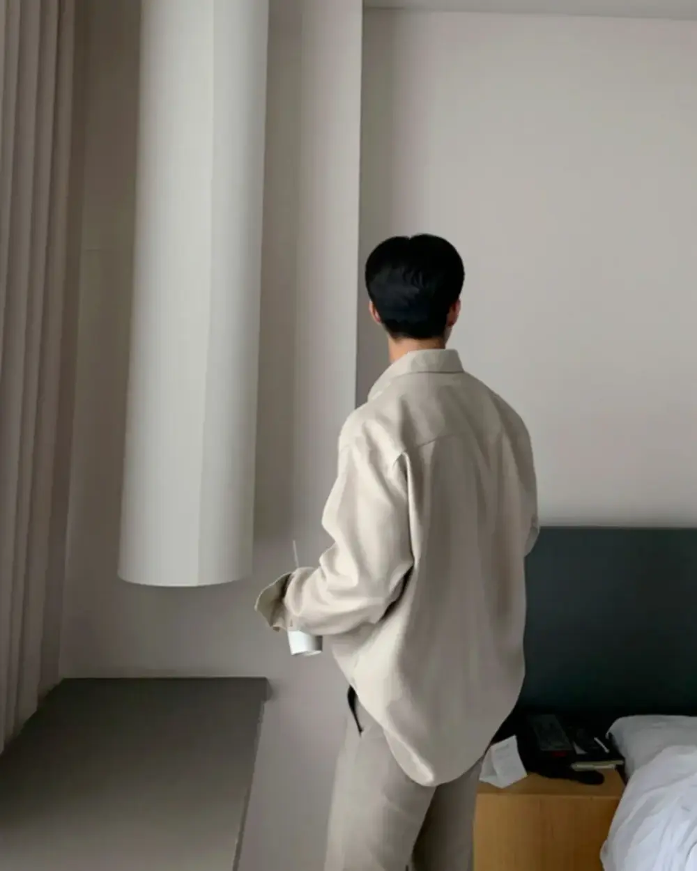 克札天絲混紡休閒襯衫/ 2色