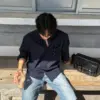 22 拉爾鉤織紋理短袖襯衫/ 3色