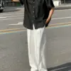 邦奧復古牛仔短袖襯衫/ 1色