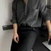 克札天絲混紡休閒襯衫/ 2色