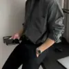 克札天絲混紡休閒襯衫/ 2色