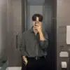 克札天絲混紡休閒襯衫/ 2色