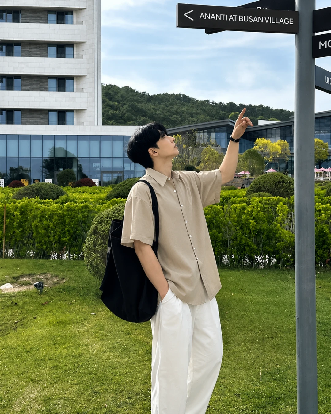凱頓混紡夏日短袖襯衫 (1) 凱頓極簡混紡短袖襯衫/ 12色