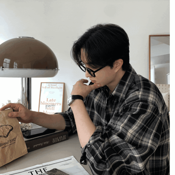 萊利城市格紋寬鬆襯衫/ 9色