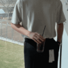 葛帕莫代爾棉紋理短袖T恤/ 7色