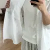 11 沃塔夏季亞麻薄款襯衫/ 5色