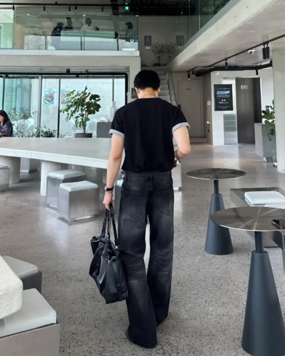 西昂俐落抓紋牛仔褲/ 2色