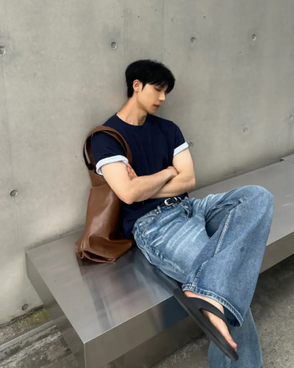 18 拓昂雙配色反摺短袖T恤/ 4色