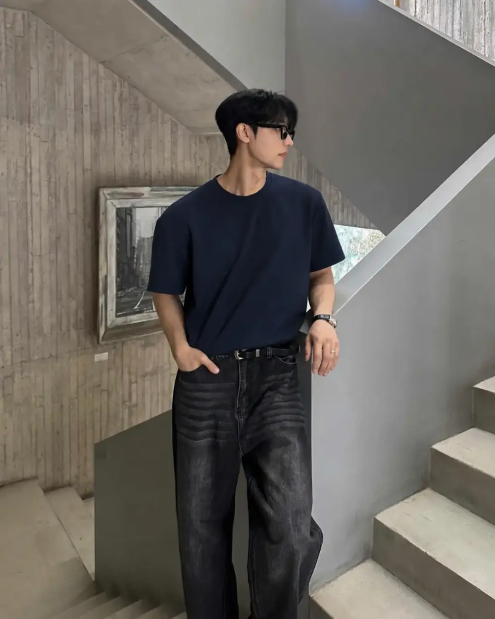 莫代爾棉紋理寬鬆短袖T恤/ 11色