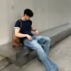 24 拓昂雙配色反摺短袖T恤/ 4色